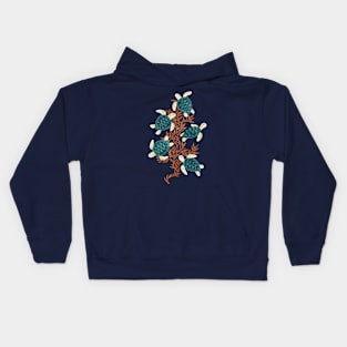 Sweet Sea Turtle Treasures & Seaweed Kids Hoodie